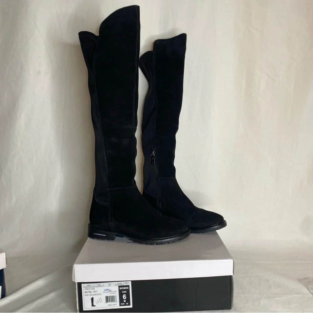 Women's Aqua College Prestige Waterproof Over-The-Knee Boots New Size 6 - Picture 2 of 8